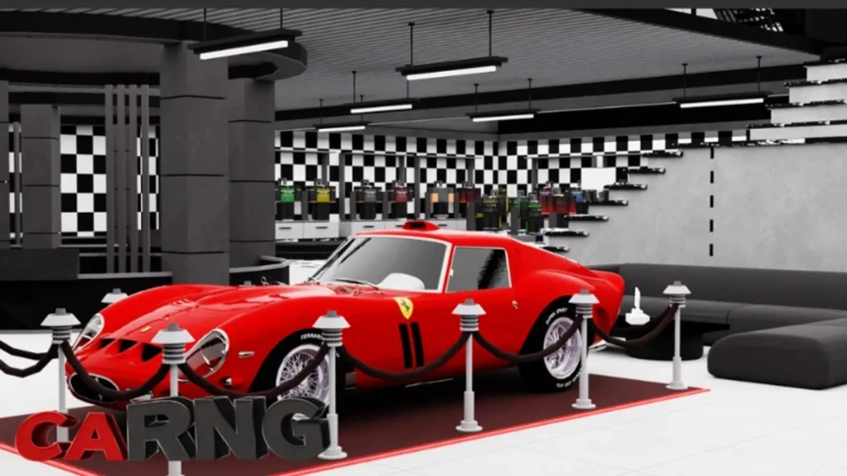A car showroom in Car RNG.