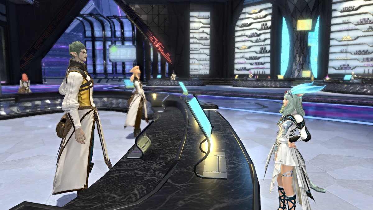 The Aesthetic Tomestone Vendor in Final Fantasy XIV