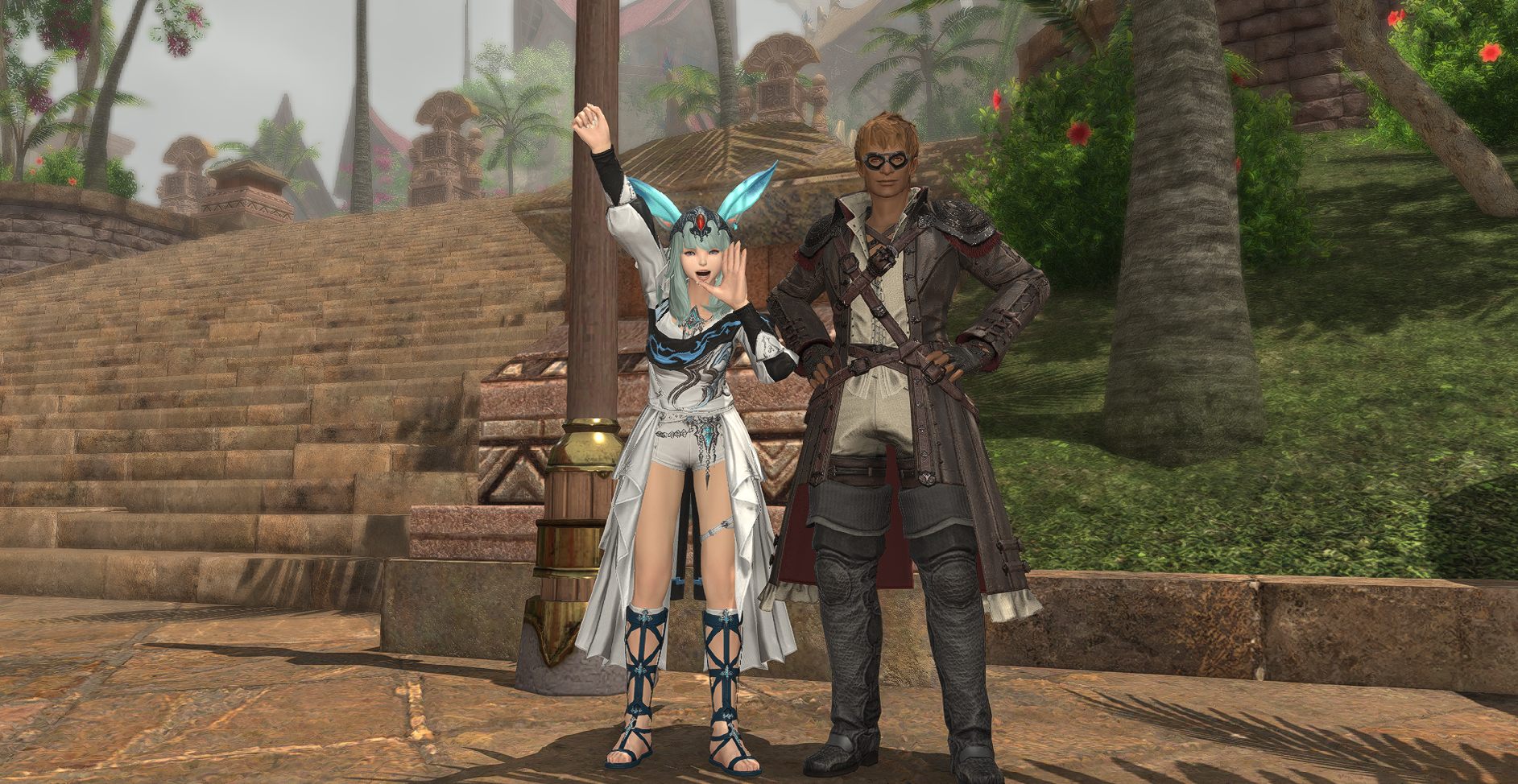 The Wandering Minstrel at Tuliyollal in Final Fantasy XIV