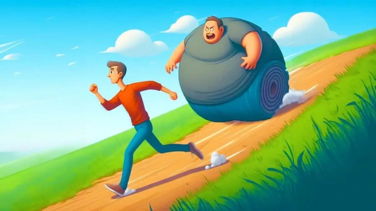 Get Fat And Roll Race promo art