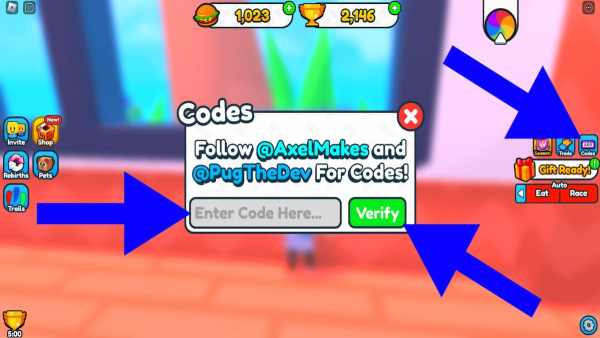 How to redeem Get Fat And Roll Race codes