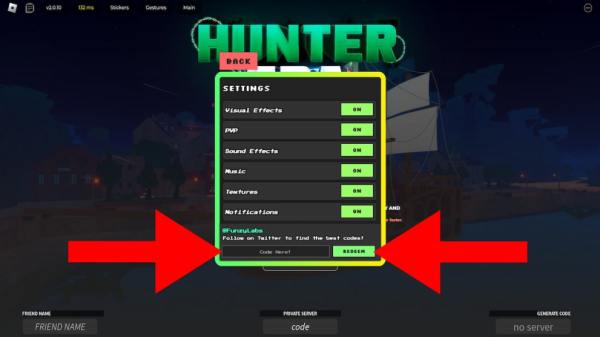 How to redeem Hunter Era code