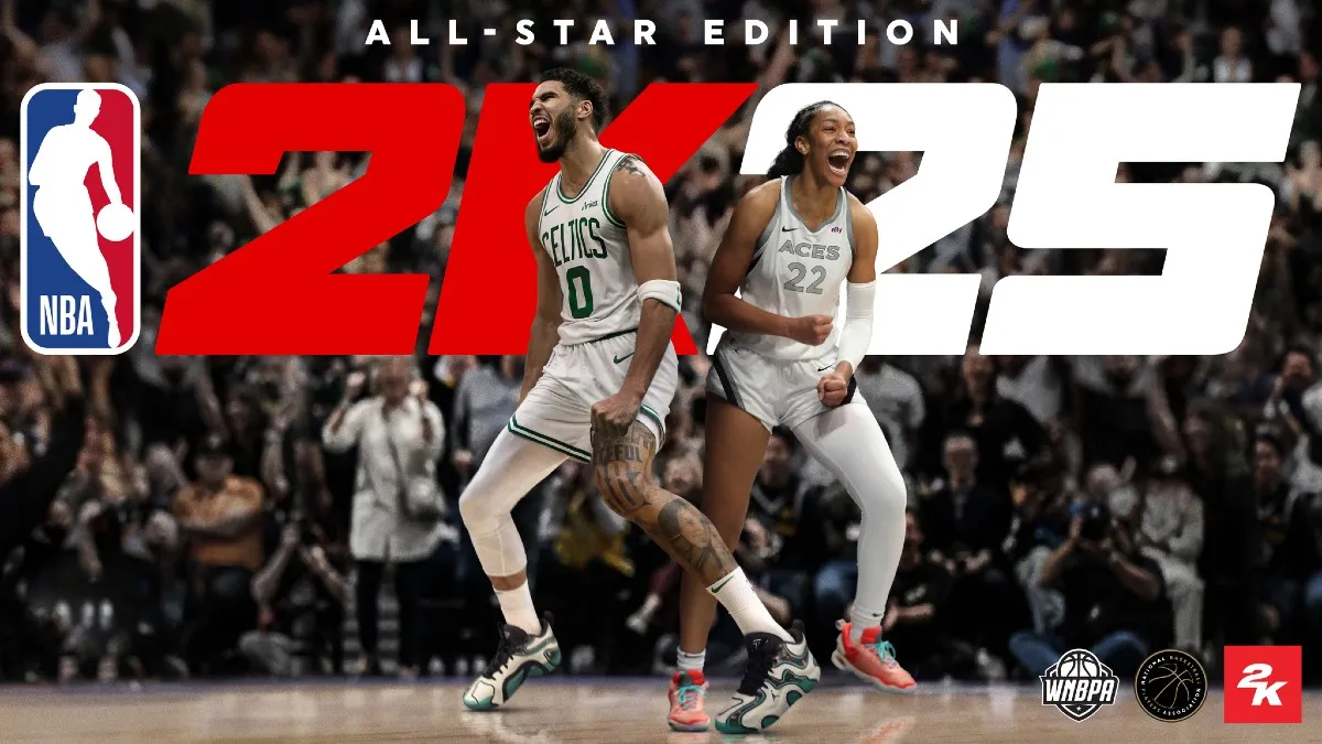 The NBA 2K25 All-Star Edition cover.