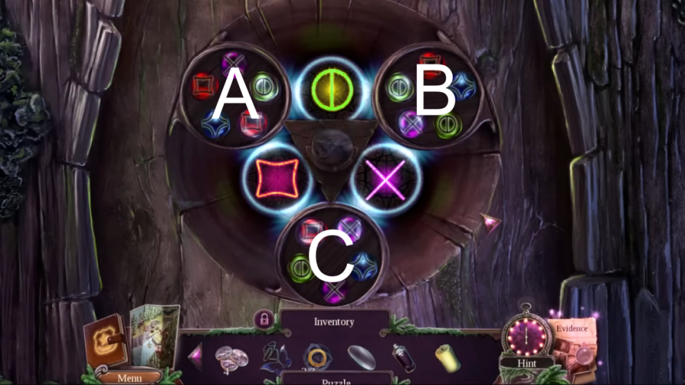 mini game disc symbols