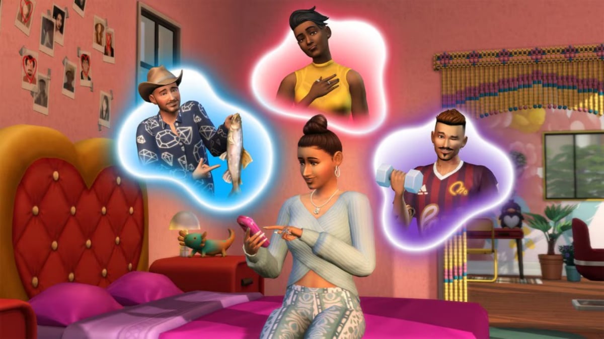 sims 4 lovestruck dating Girl Sim looking at potential dates