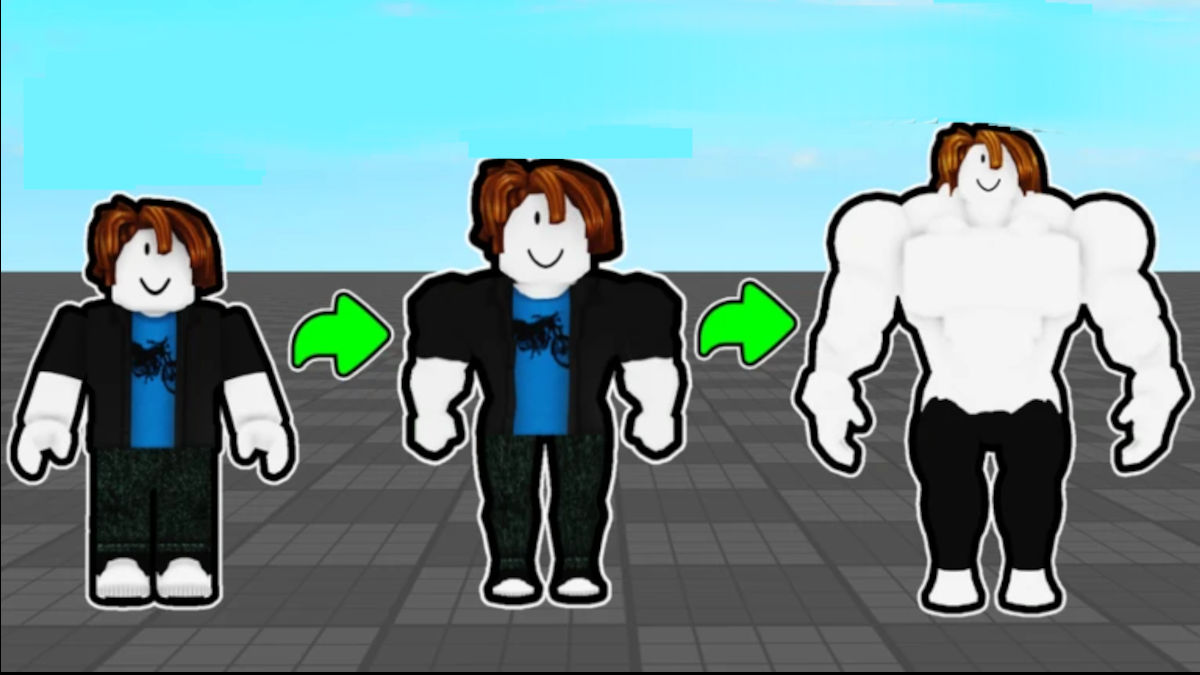 Strong simulator codes - three Roblox characters with several body states