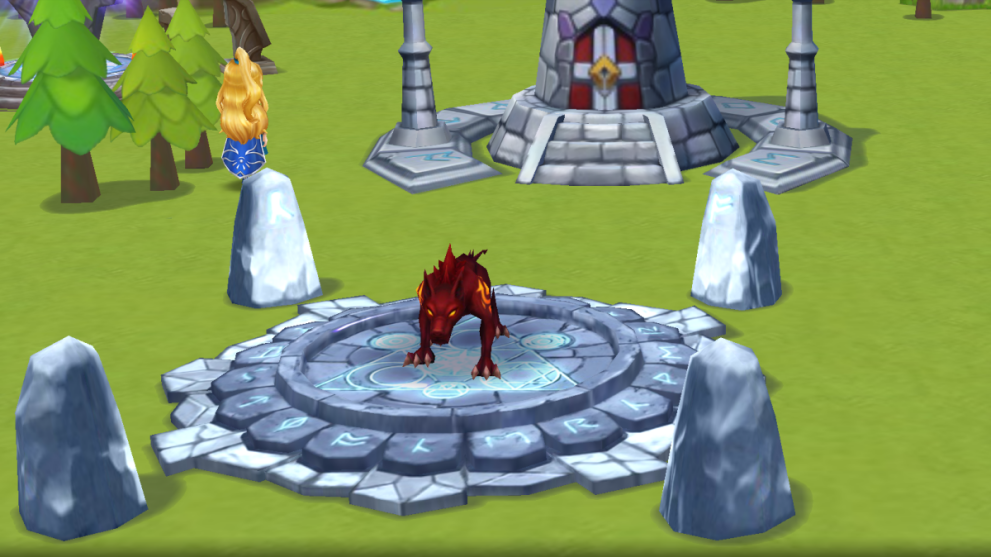 summoners war chronicles hellhound summoned