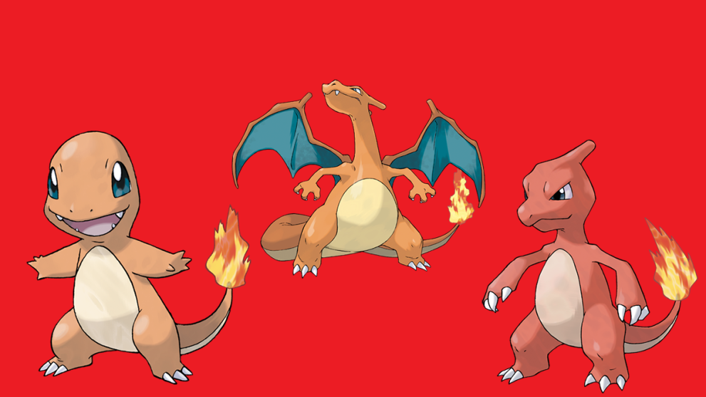 Charmander Charmeleon and Charizard