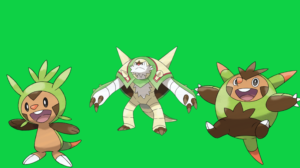 Chespin Quilladin and Chesnaught