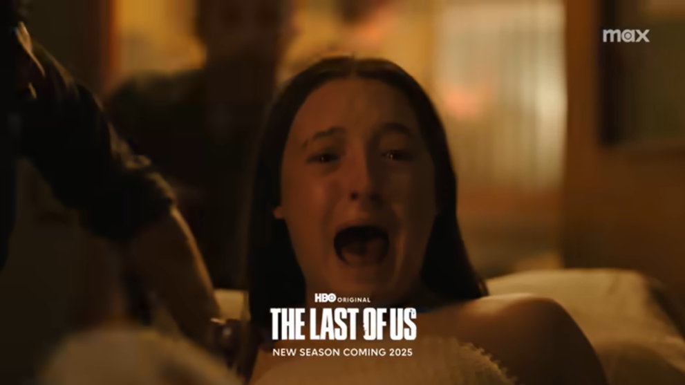 Ellie screaming in the The Last of Us Season 2 Teaser