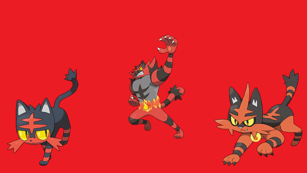 Litten Torracat Incineroar