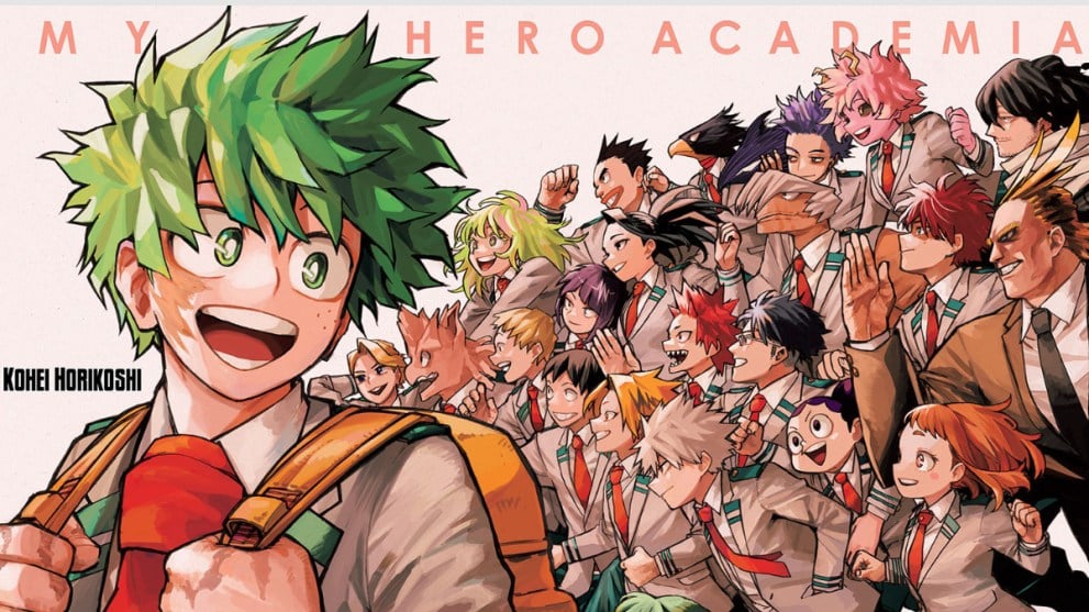 My Hero Academia Epilogue Arc Final Color Spread of Class 1-A