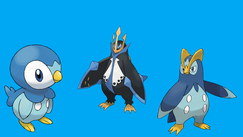 Piplup Prinplup and Empoleon