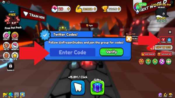 Pull a Sword How to redeem codes