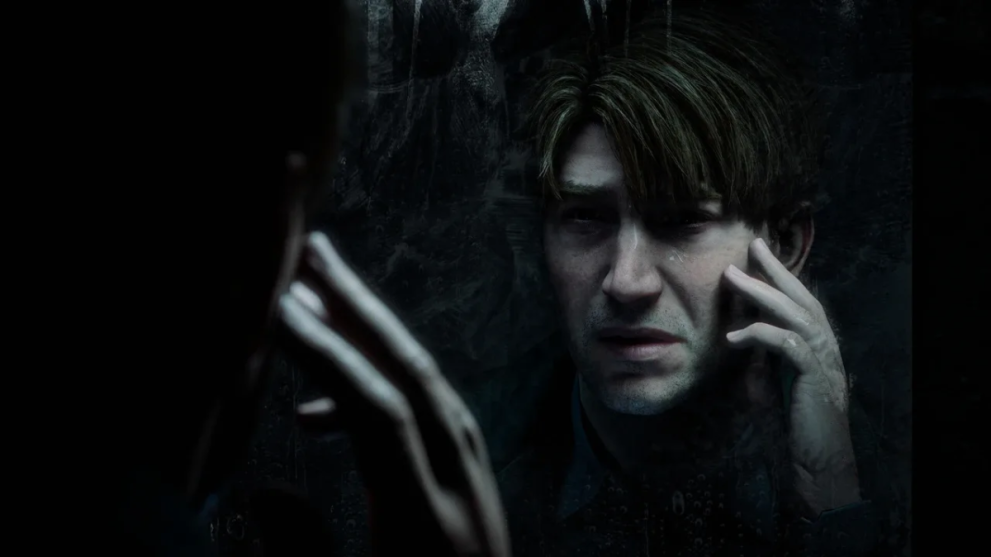 James in mirror in Silent Hill 2 Remake