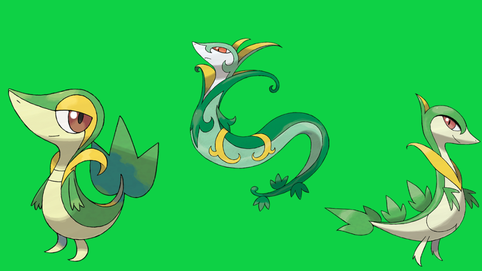 Snivy Servine and Serperior