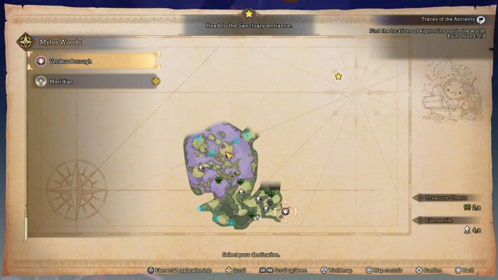 Chalice of Change 1 Location on Map in Visions of Mana