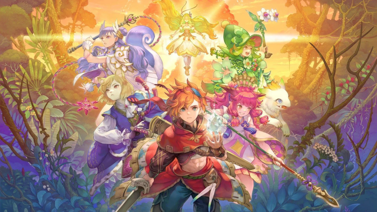 Key Art of Main Characters in Visions of Mana