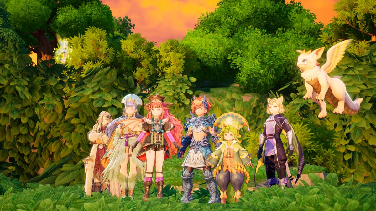 Visions of Mana View of Entire Party Together