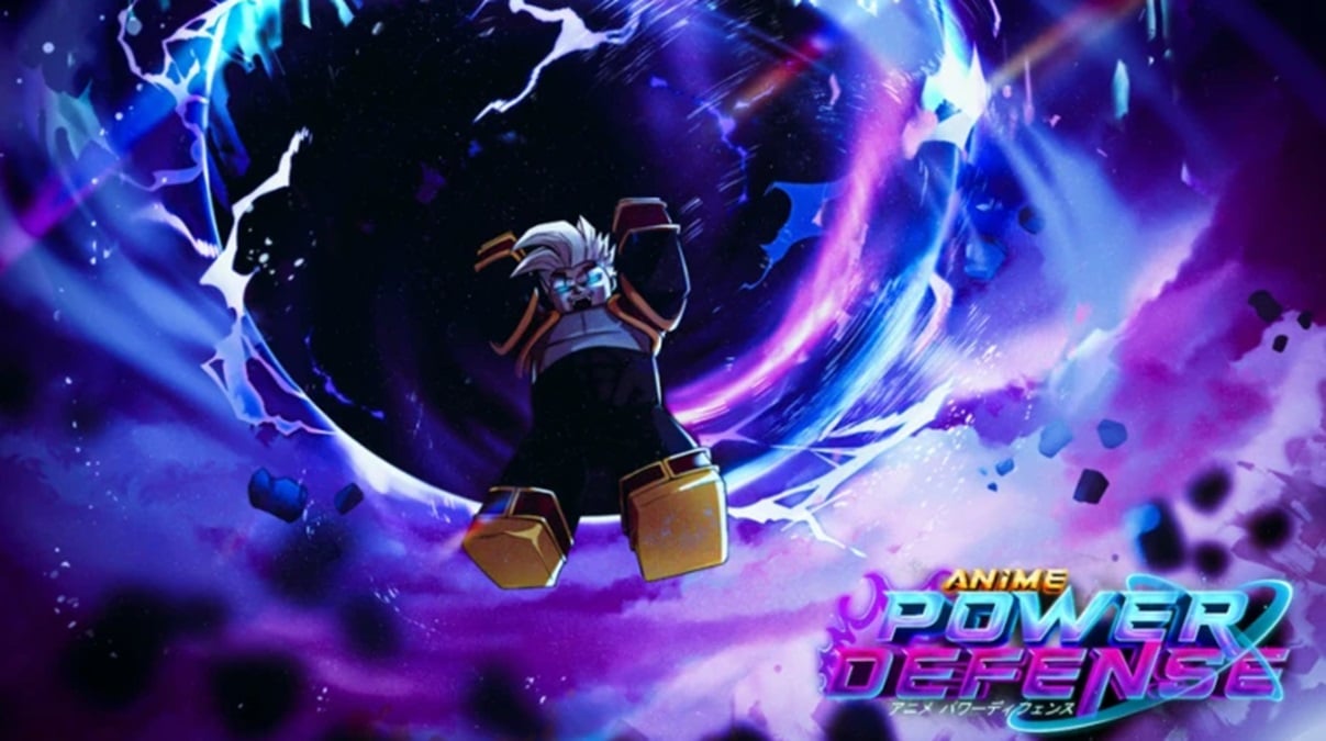 Anime Power Defense codes - Dragon Ball style character with the Anime Power Defense logo