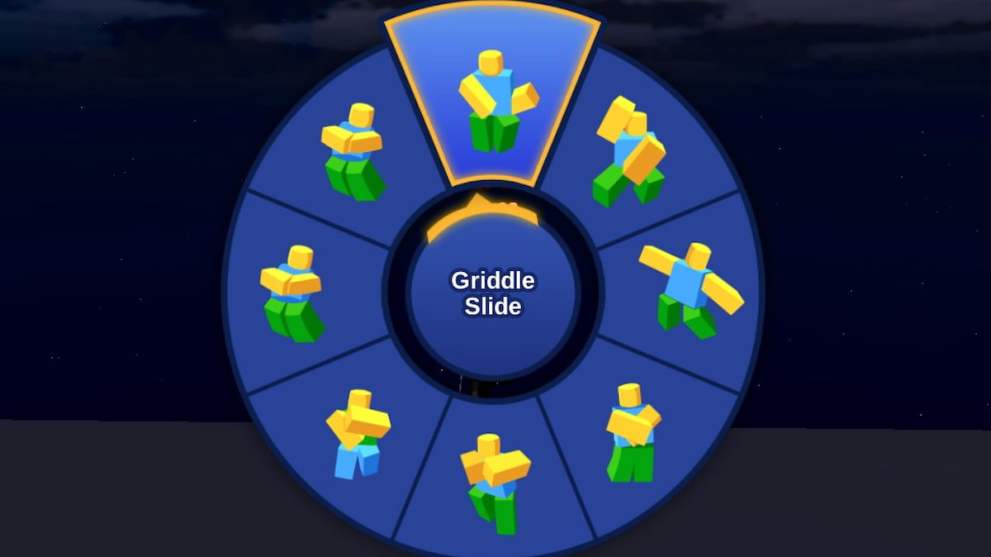 Emote Wheel in Blade Ball