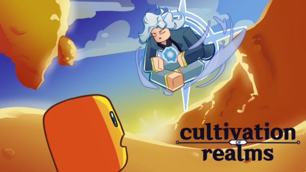 The cover page for Cultivation of Realm in Roblox.