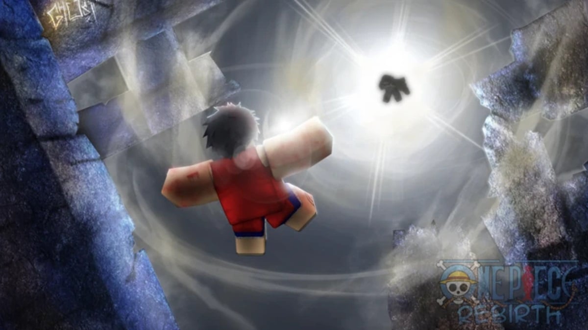 One Piece Online Rebirth Trello Link - A Luffy-like character falling from the sky