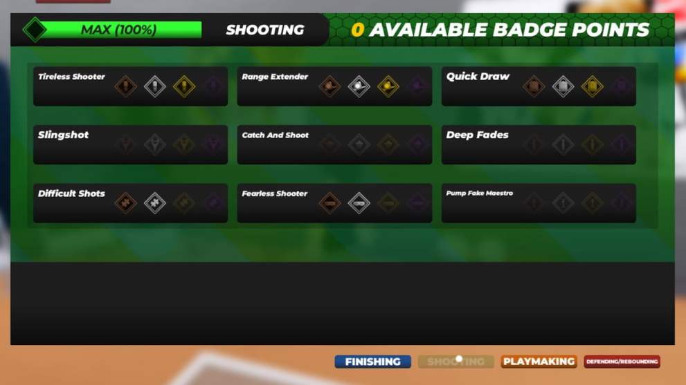 Best shooting badges for a PG in RH2 The Journey