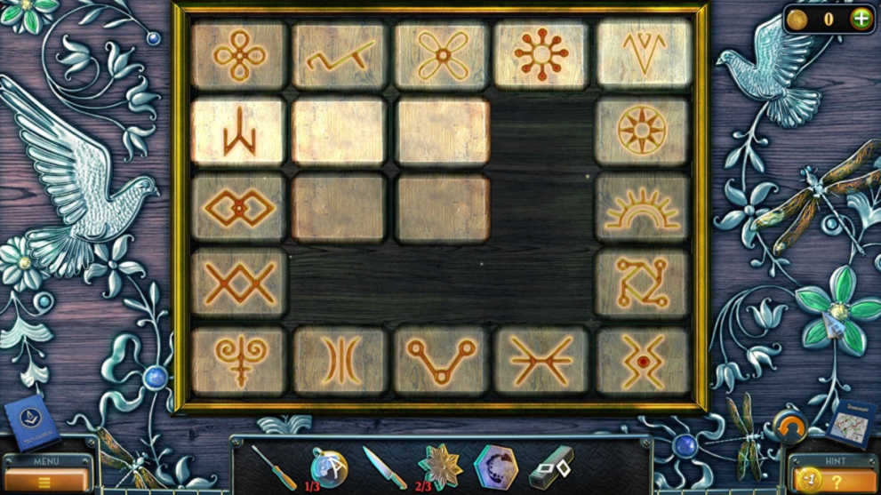 sliding symbols tile puzzle