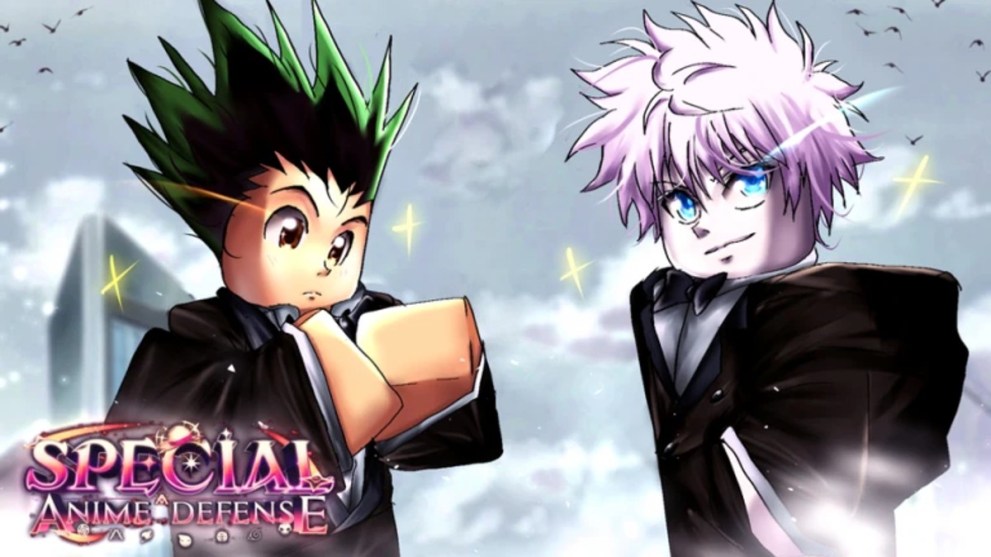 Two characters in Special Anime Defense.