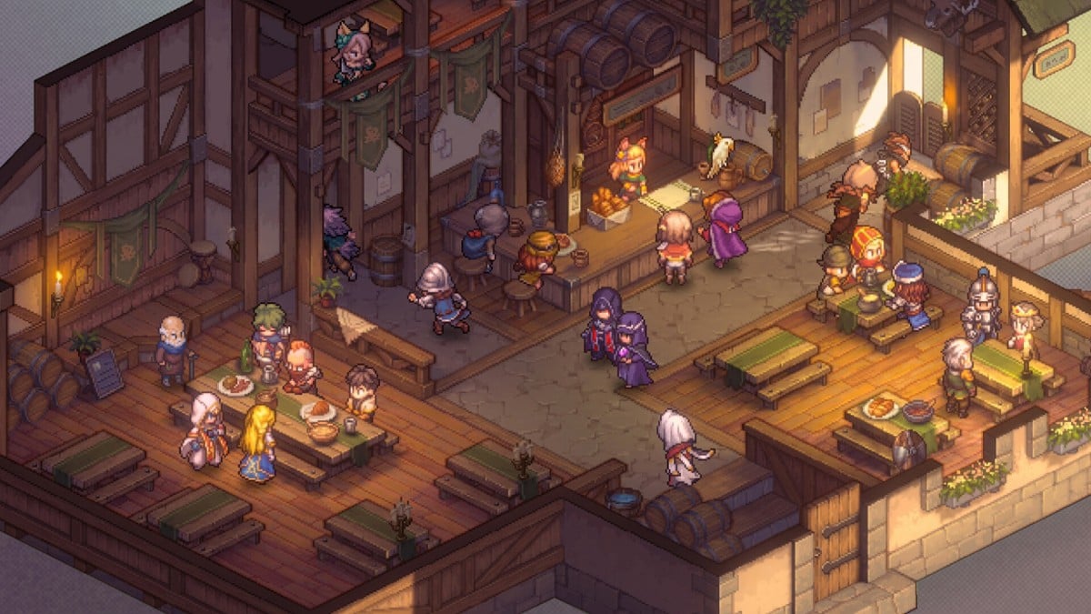 A tavern in Sword of Convallaria.