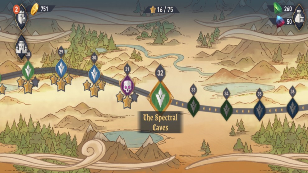 Looking at the quest map in Elder Scrolls Castles.