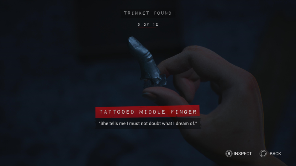 Frank Stone Trinket Tattooed Middle Finger