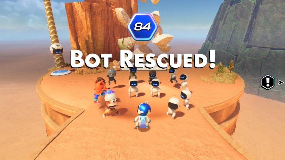 The first bot location in Crash Site.