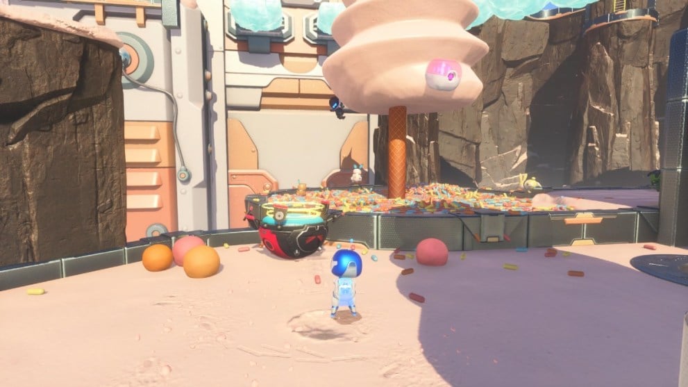 The first bot location in Creamy Canyon.