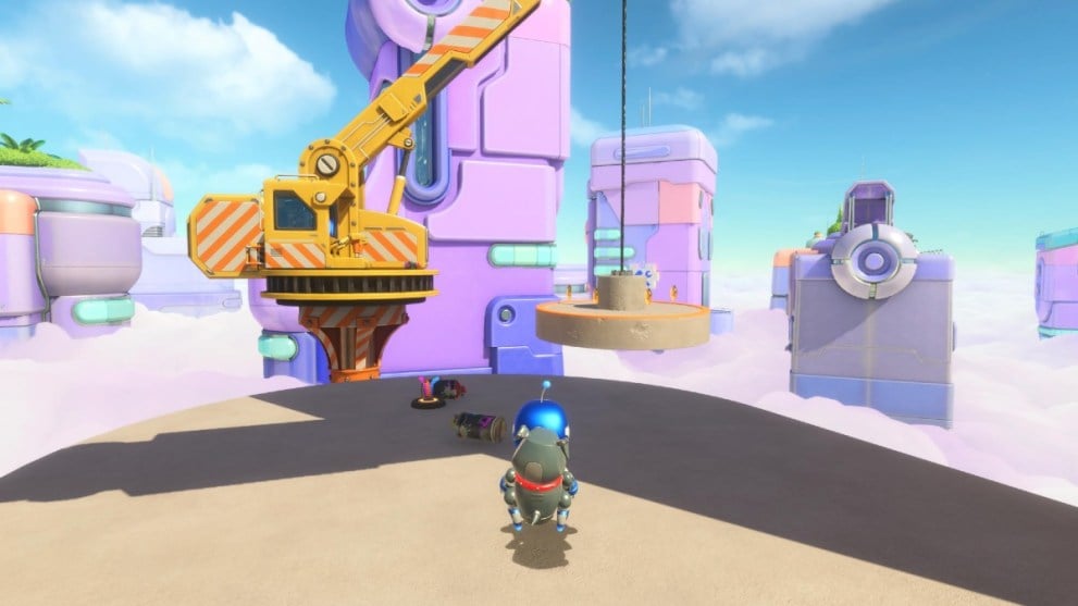 The second puzzle piece location in Construction Derby.