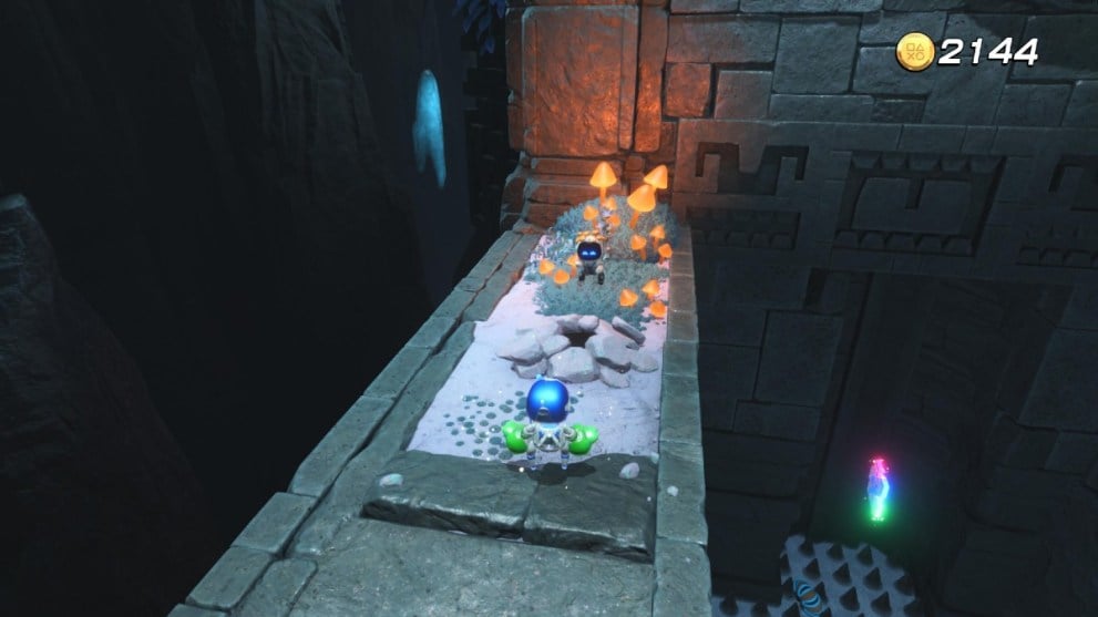 The sixth bot location in Wormy Passage.