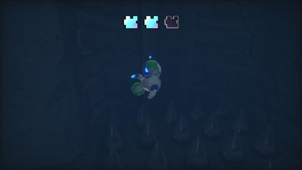 The second puzzle piece in Wormy Passage.