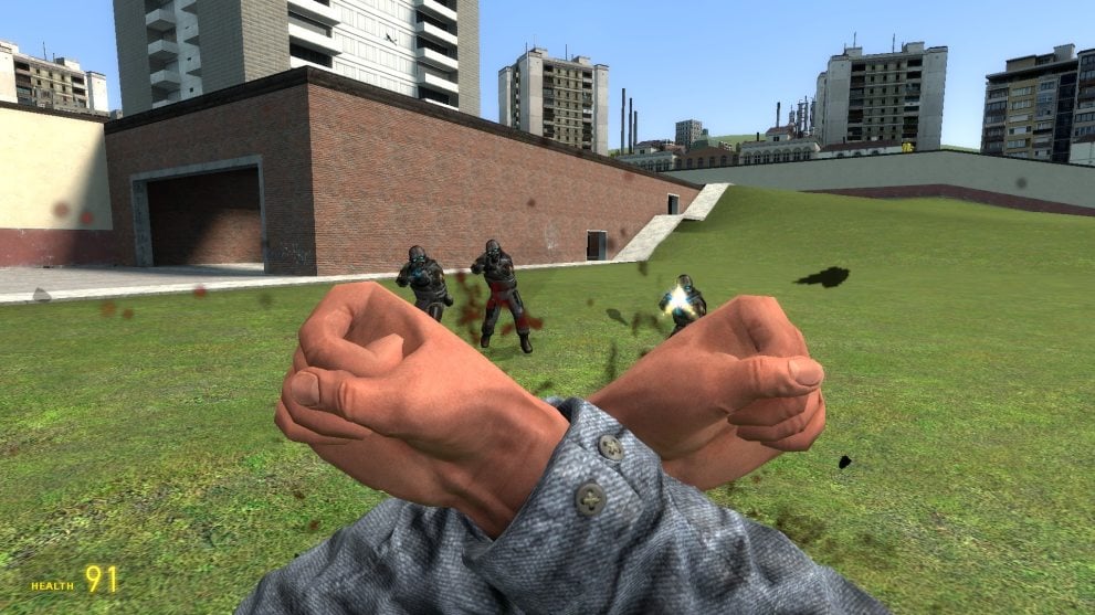 Defending against bullets with fists