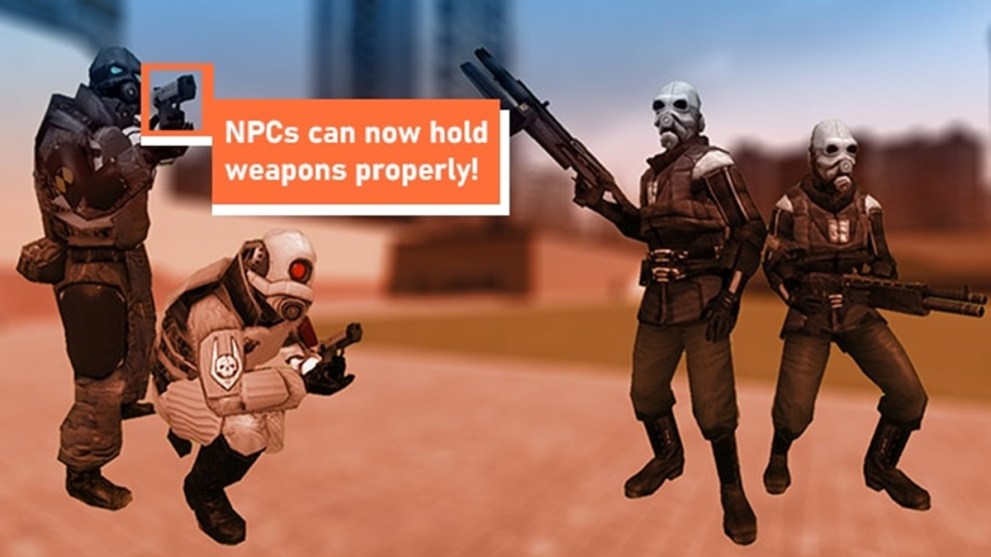 Gmod NPCs with weapons