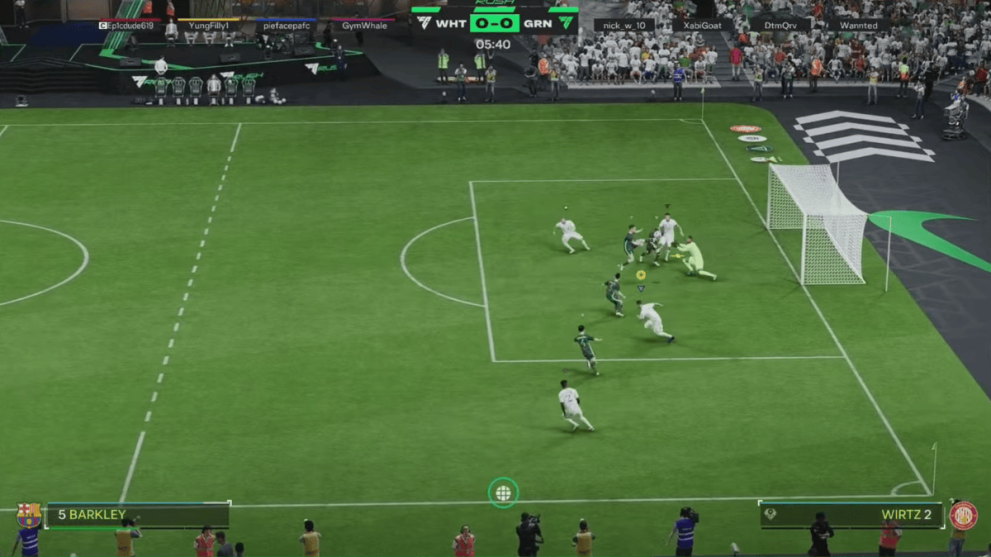 EA FC 25 gameplay performing flair pass