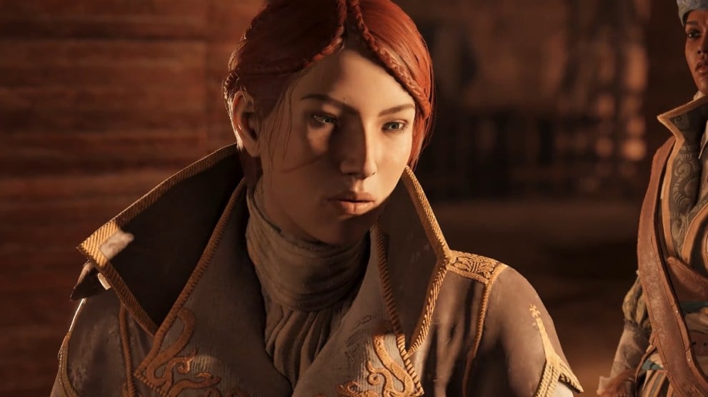 Greedfall 2 companion sybille woman with red hair