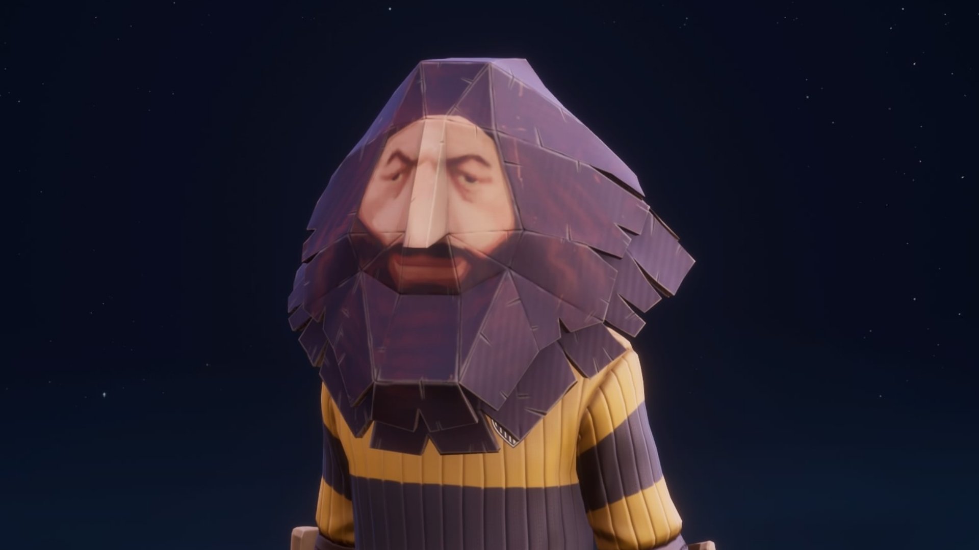 The Hagrid Papercraft Mask in Harry Potter: Quidditch Champions, one of the Season level rewards