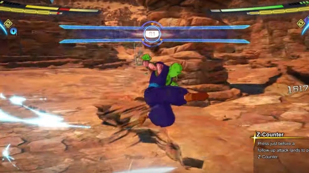 Dragon Ball Sparking Zero Z counter piccolo vs goten