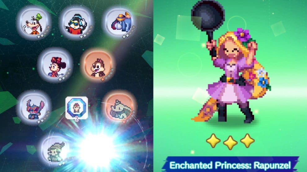 gacha disney pixel rpg