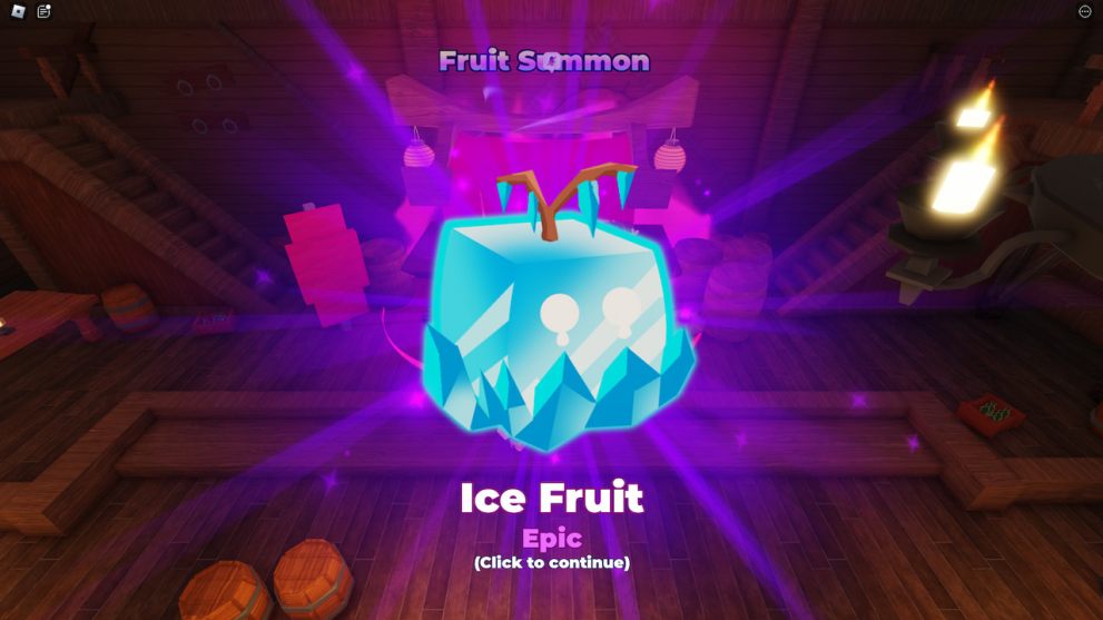 gaining ice fruit anime dungeon fighters roblox