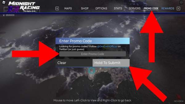 How to redeem Midnight Racing Tokyo codes