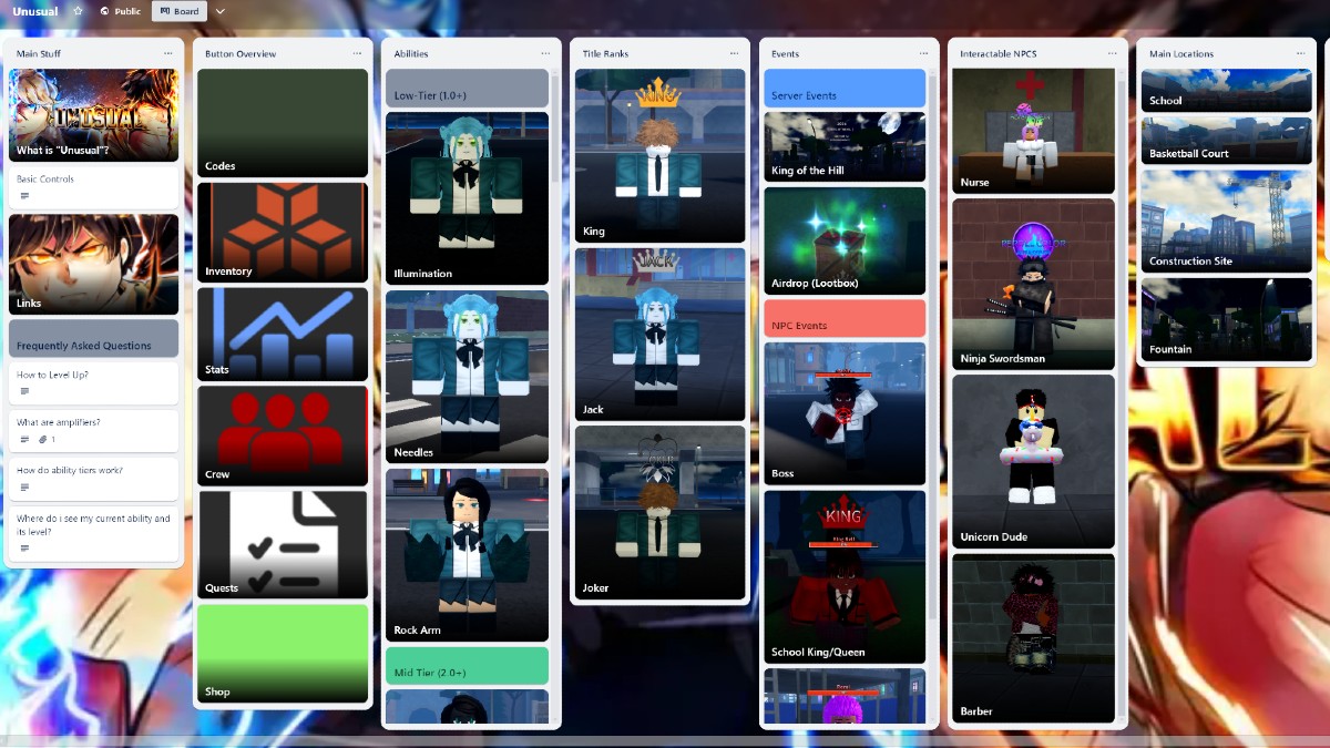 Roblox Unusual Trello Link November 2024 Twinfinite Unusual Trello Link 2 