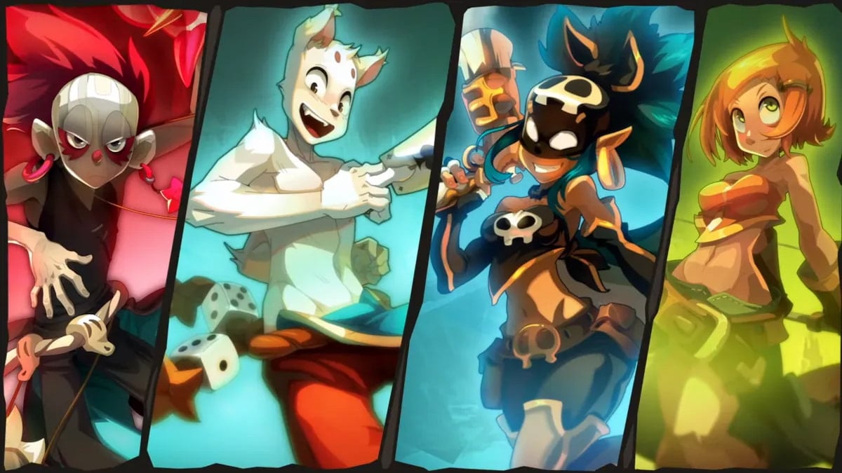 four of DOFUS's classes