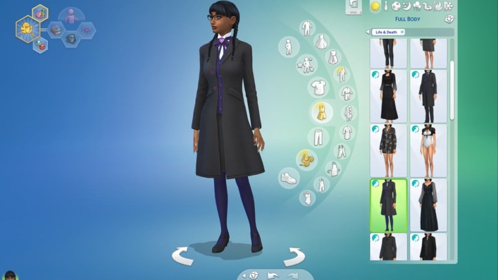 funeral director outfit in the sims